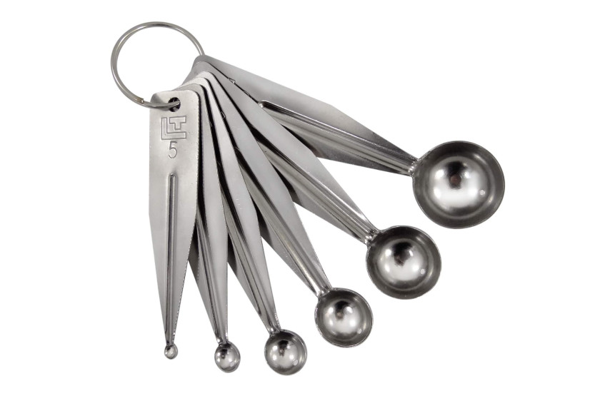 Set aus 6 Löffeln mit Pariser Apfel aus Edelstahl LT