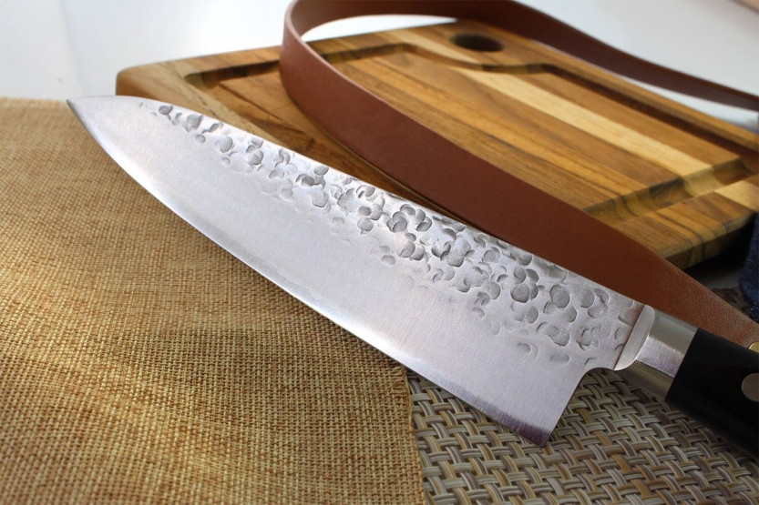 Takamura VG10 Tsuchime 18cm handgjord japansk kockkniv