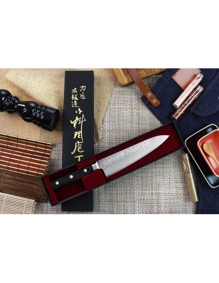 Takamura VG10 Tsuchime 18cm handgjord japansk kockkniv