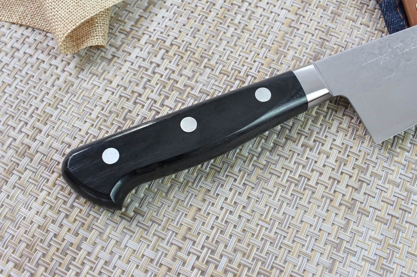 Takamura VG10 Tsuchime 18cm handgjord japansk kockkniv