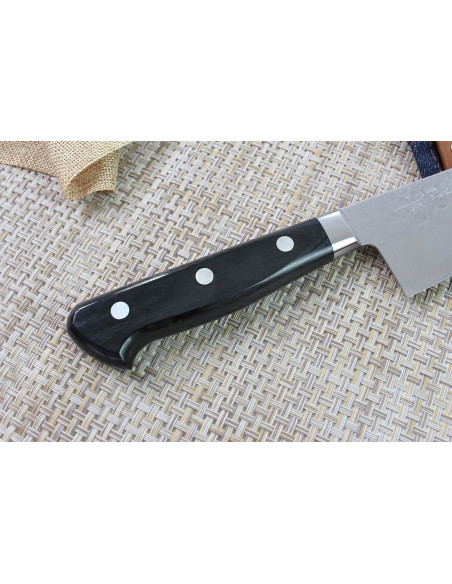 Takamura VG10 Tsuchime 18cm handgjord japansk kockkniv