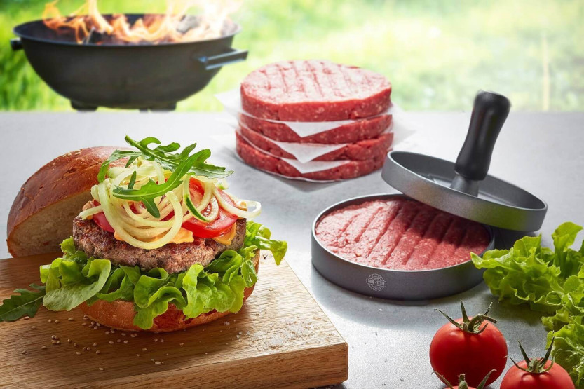 Hacksteak- und Hamburgerpresse Gefu BBQ Ø11,8cm