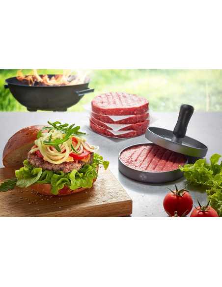 Gefu BBQ hakkebøf- og hamburgerpresse Ø11,8cm