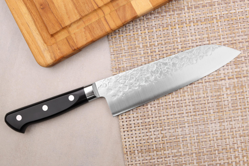 Takamura VG10 Tsuchime 16,5cm handmade Japanese santoku knife