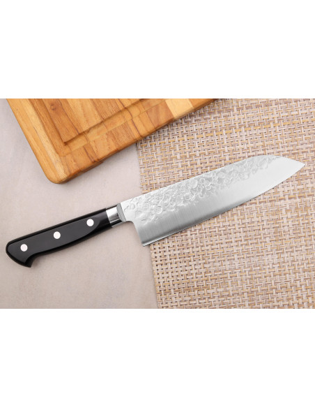 Takamura VG10 Tsuchime 16,5cm handmade Japanese santoku knife