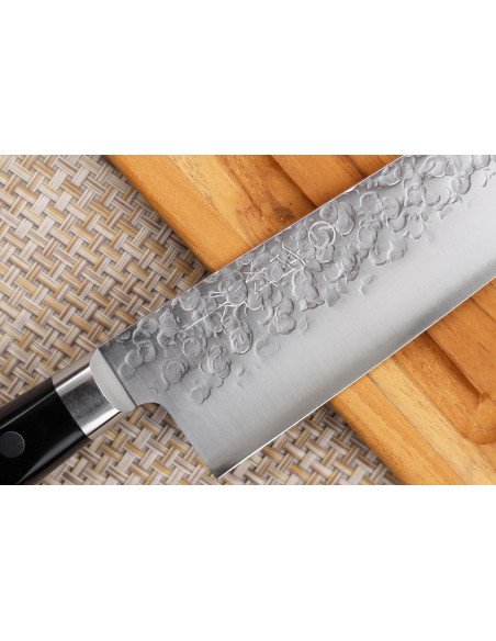 Takamura VG10 Tsuchime 16,5cm handmade Japanese santoku knife