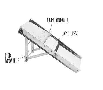 Bron Coucke professionele keukenmandoline met beschermkar 2