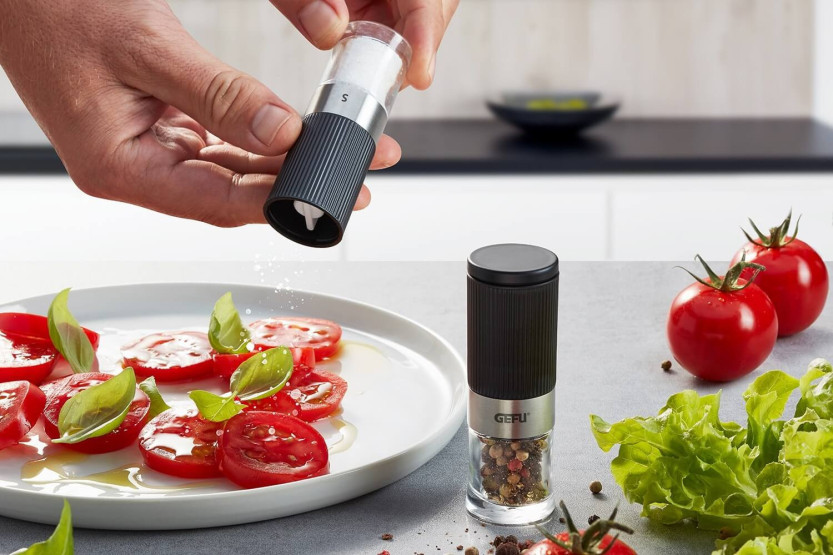 Set of 2 Gefu Tusome salt/pepper mills