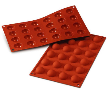 Silisium Flex profesjonell form 300x175mm 24 halvkuler 3cm