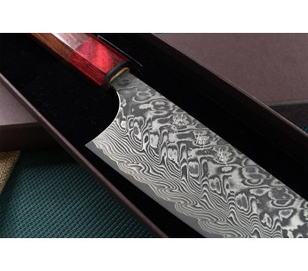 Yoshimi Kato 16,5 cm SG2 Coltello bunka tradizionale giapponese in damasco 2