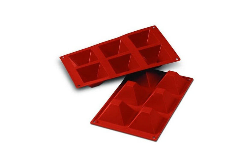 Silicon Flex professionell form 300x175mm 6 pyramider