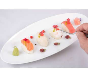 Louis Tellier ammattimainen sushi-pihdit 15.8cm kaikki ruostumatonta terästä 2
