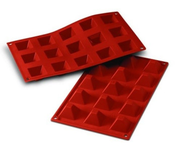 Stampo professionale Silicon Flex 300x175mm 15 piramidi