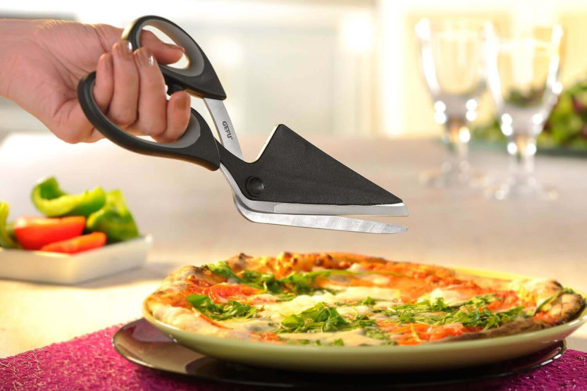 Tesoura para pizza Gefu Pezzo 2 em 1