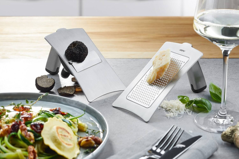Râpe Gefu Formaggio grani alette acier inox
