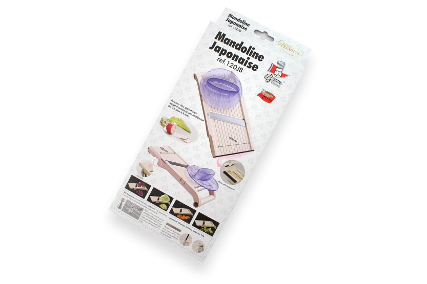 Professionelle japanische Küchenmandoline Benriner großes Modell + extra großer Drücker