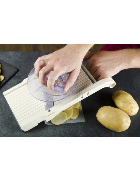 Professional Japanese Kitchen mandolin Benriner large model + extra large pusher