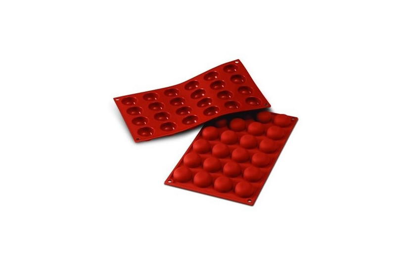 Siliconen mal Flex professionele siliconen mal 300x175mm 24 pompons 3,4cm