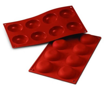 Silicon Flex professionell silikonform 300x175mm 8 pompoms 6cm