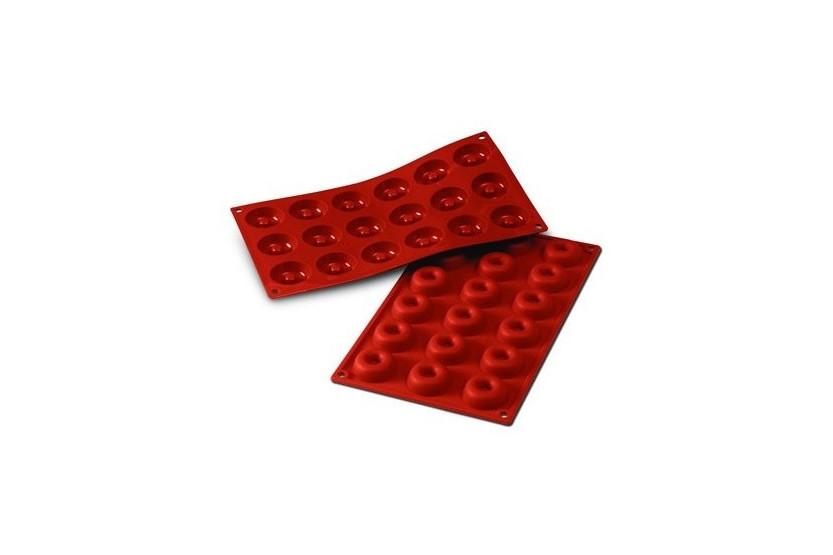 Silisiumform professionnel Silicon Flex 300x175mm 18 mini savarins