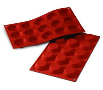 Silicon Flex ammattimainen silikonimuotti 300x175mm 15 torttua 5cm