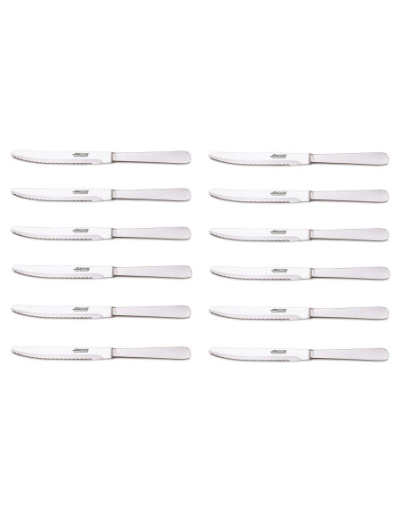 Set di 12 coltelli da tavola monoblocco Arcos 12,5 cm