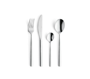 Serviço de mesa Carlton Amefa em aço inoxidável 18/0 24