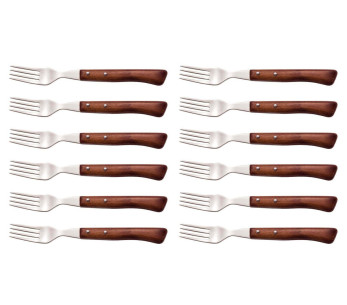 Set om 12 Arcos bordsgafflar i rostfritt stål 9cm