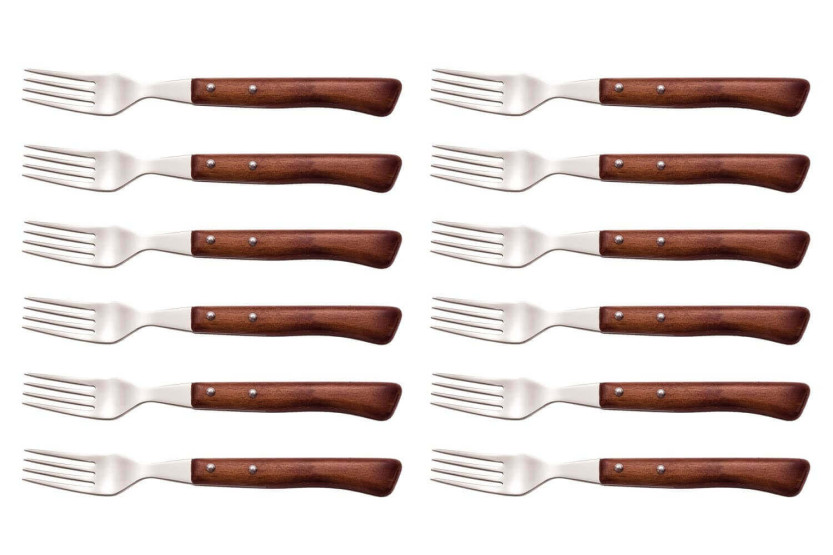 Conjunto de 12 garfos de mesa Arcos 9cm em aço inoxidável