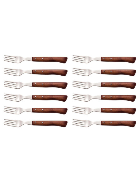 Conjunto de 12 garfos de mesa Arcos 9cm em aço inoxidável