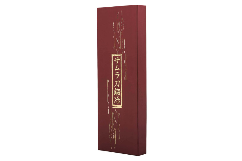 Set van 3 Samura Blacksmith gehamerde messen: universeel + santoku + nakiri