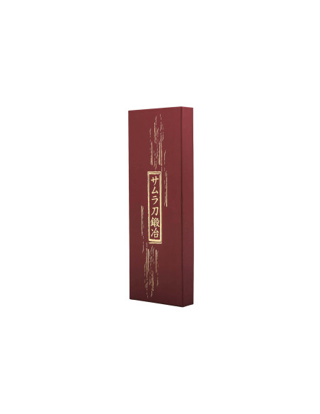 Set med 3 hamrade knivar från Samura Blacksmith: universal + santoku + nakiri