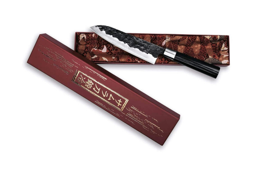 santoku knife Samura Blacksmith martelé 18cm