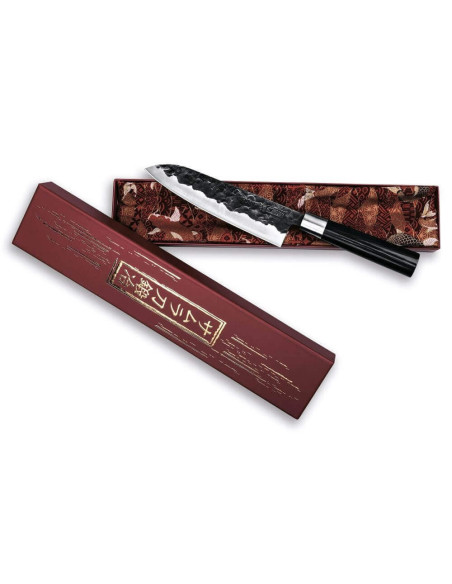 santoku knife Samura Blacksmith martelé 18cm