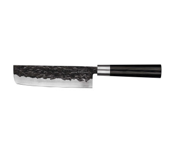 cuchillo nakiri Samura Blacksmith martelé 17cm
