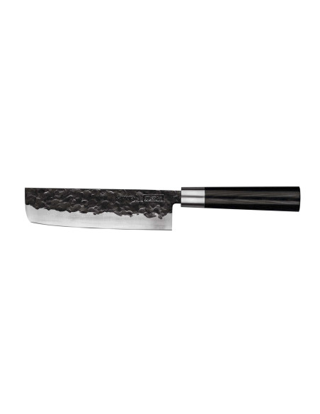 coltello nakiri Samura Blacksmith martelé 17cm