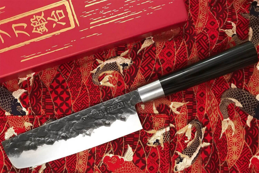 coltello nakiri Samura Blacksmith martelé 17cm