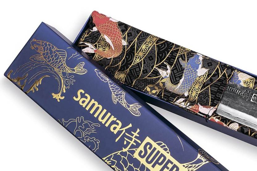 cuchillo nakiri Samura Super 5 damas 17cm