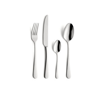 Serviço de mesa Brio Amefa em aço inoxidável 18/0 24