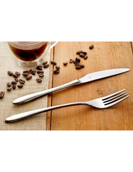 Cuba Amefa Conjunto de 24 pratos em aço inoxidável 18/10