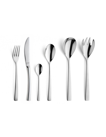 Aurora Monobloc Amefa Première 18/10 rustfrit stål bestiksæt , 49 dele