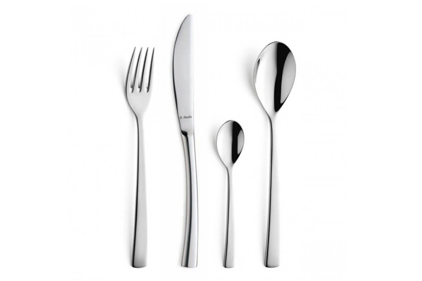 Aurora Monobloc Amefa Première 18/10 rustfrit stål 24 kuverter bestiksæt