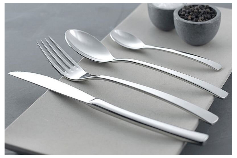 Aurora Monobloc Amefa Première 18/10 rustfrit stål 24 kuverter bestiksæt