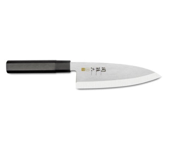Faca deba japonesa biselada 1K6 em aço Kai Seki Magoroku Kinju 2