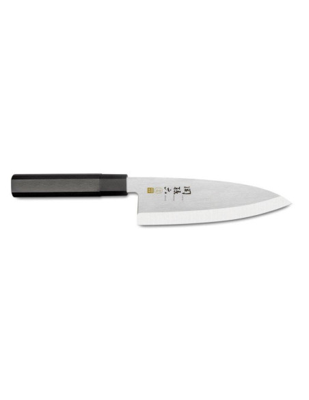 Faca deba japonesa biselada 1K6 em aço Kai Seki Magoroku Kinju
