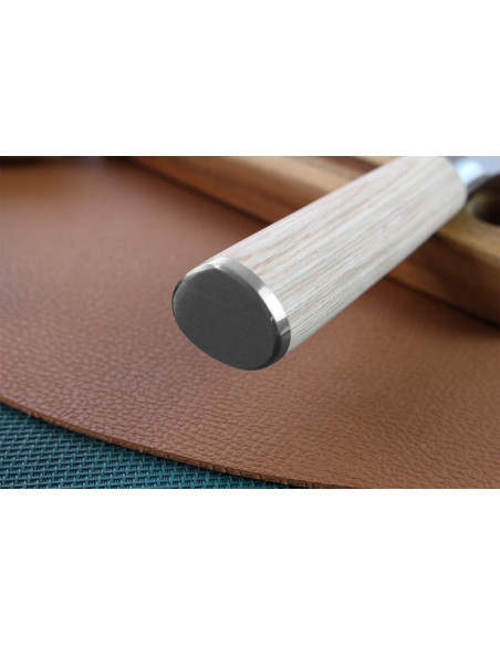 Kai Shun Klassisk vit damast 33 lager 20cm japansk kockkniv