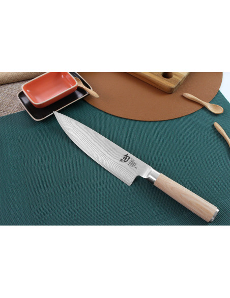 Faca de cozinha japonesa Kai Shun Classic White damask 33 camadas 20cm