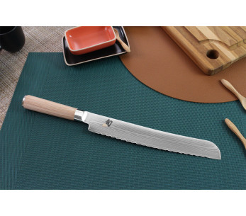 Kai Shun Classic Valkoinen damasti 33 kerrosta 23cm japanilainen leipäveitsi 2