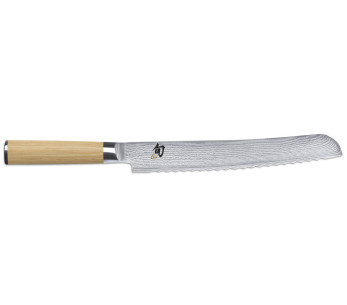Kai Shun Classic Valkoinen damasti 33 kerrosta 23cm japanilainen leipäveitsi