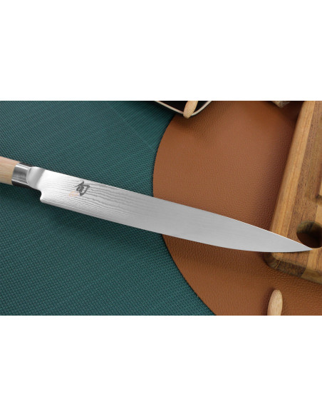 Faca de corte japonesa Kai Shun Classic White Damascus 33 camadas 23cm